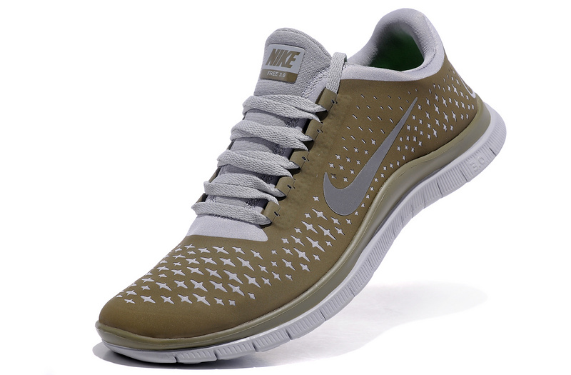Hot Nike Free3.0 Men Shoes Olive/ Gray